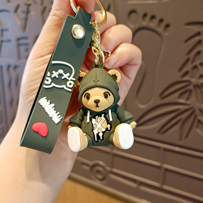 Wholesale Cute 3D Doll Silicone Keychain JDC-KC-MingT137