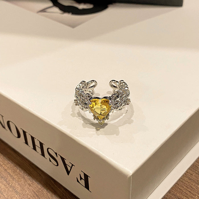 Wholesale Butterfly Open Ring, Fashionable and Personalized Ring, Love Small, High End, Elegant and Light Luxury