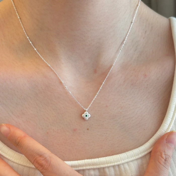 Wholesale  S925 Sterling Silver Butterfly Necklace Gift Female Niche Personalized Pendant