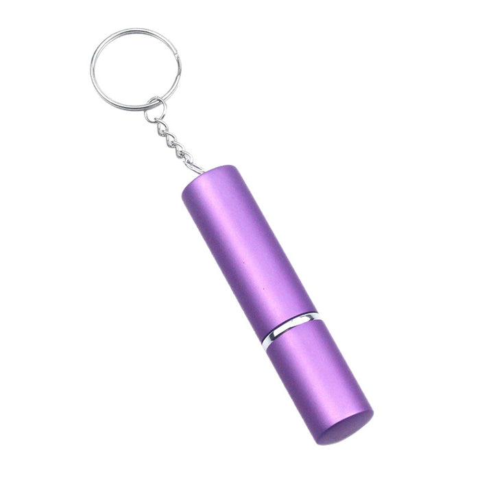 Wholesale Boutique Portable 5Ml Perfume Atomizer Spray Bottle Purple Electroplated Metal Travel Container Party Accessory