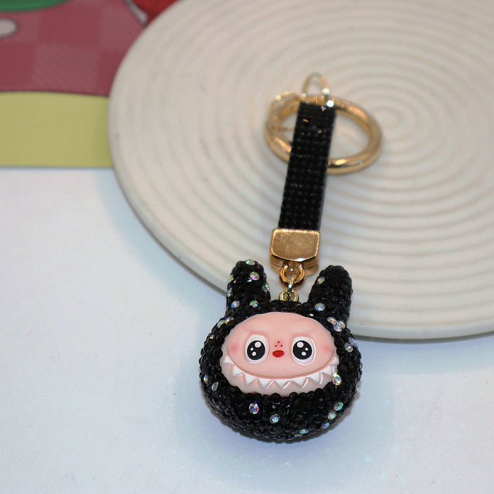 Wholesale Soft Clay Keychain with Diamonds,  Cute Personalized Bag Pendant,  Car Keychain,  Colorful Accessories