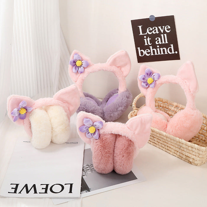 Wholesale Earmuffs Plush Cute Cartoon Ear Warmer Ear Defenders Foldable (M) JDC-EF-ZaoM008