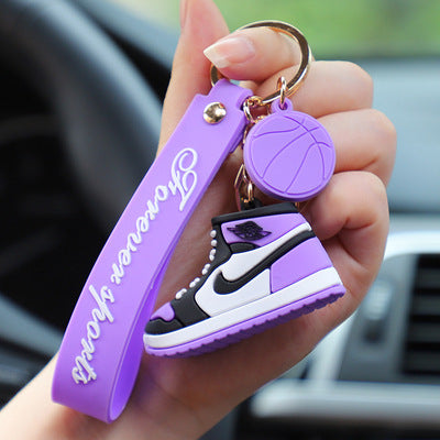 Wholesale Chic Slipper Keychain Metal Keyring Bag Charm MOQ≥2