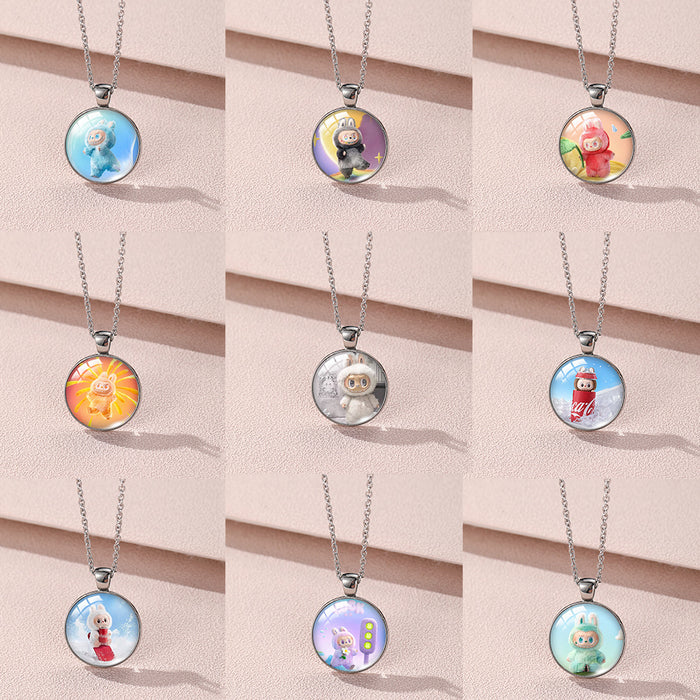 Wholesale Anime Doll Peripheral Necklace Pendant Student Sweater Chain Trinkets
