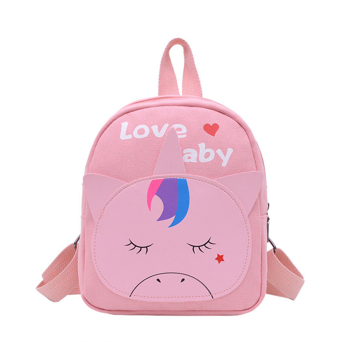 Wholesale Cartoon Soft Cute Canvas Backpack JDC-BP-YuanDuo001