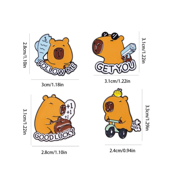 Wholesale Brooch Cute Dolphin Creative Versatile Metal Badge Bag Clothing Accessories