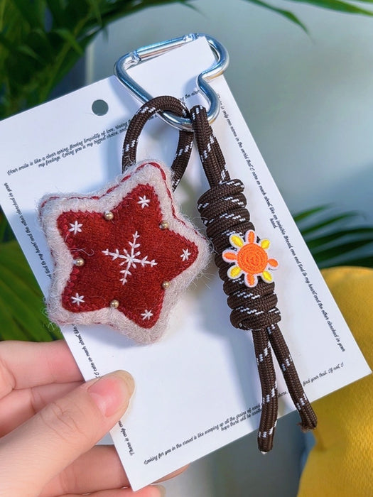 Wholesale Christmas Plush Keychain Bag Charm – Cute Santa and Tree Design Holiday Gift Accessory