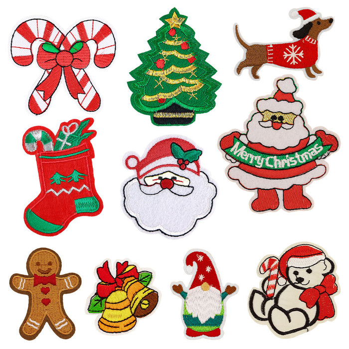 Wholesale  Christmas Cloth DIY Patches