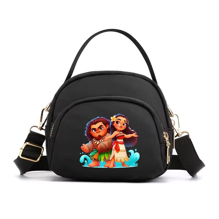 Wholesale Cartoon Printed Small Square Bag Mini Mobile Phone Bag Casual Simple Nylon Cloth Bag