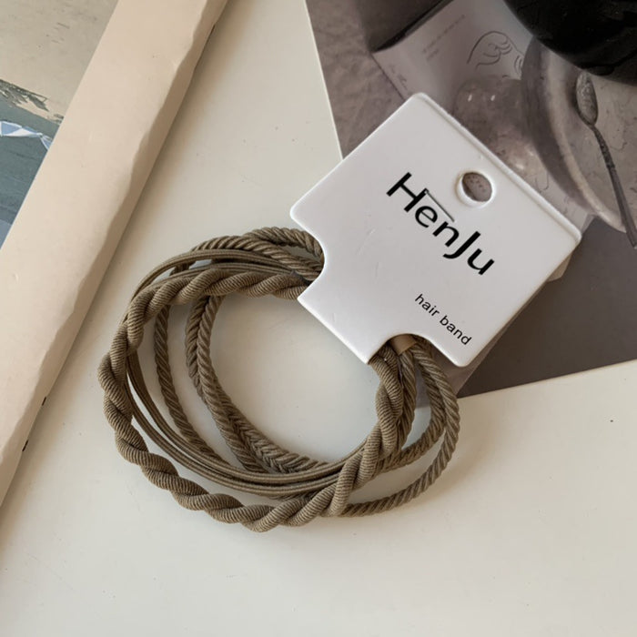 Wholesale Small rubber band, high-end feel, versatile, high elasticity headband, high ponytail tied tightly with headband