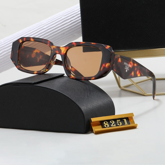 Wholesale New retro polygonal sunglasses, fashionable and personalized street photography sunglasses