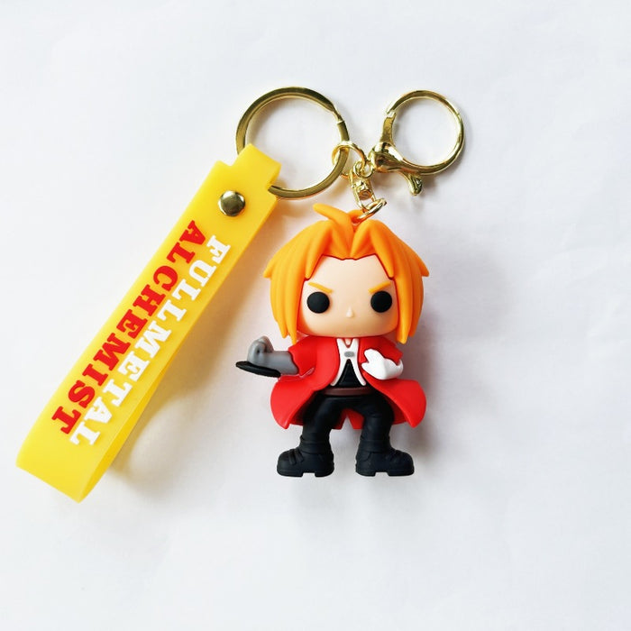 Wholesale PVC Cartoon Silicone Keychain JDC-KC-WuYi100