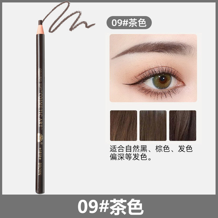 Wholesale Eyebrow Pencil Waterproof Sweat Proof Non Fading Male and Female Beginners Tear Pull Chop Knife Cutting Type JDC-EP-SN002