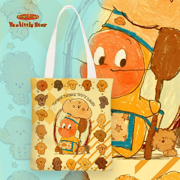 Wholesale Cartoon print canvas shoulder bags