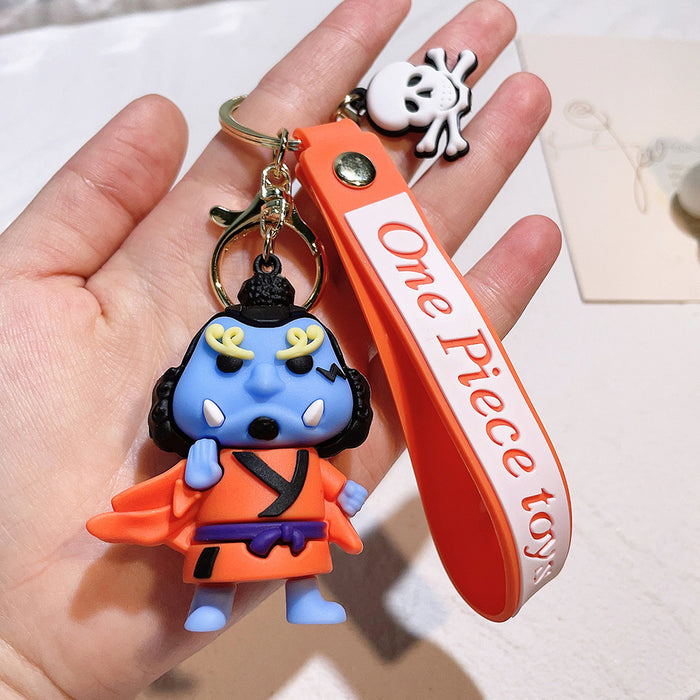 Wholesale Cartoon Silicone Doll Keychain JDC-KC-QiChao047