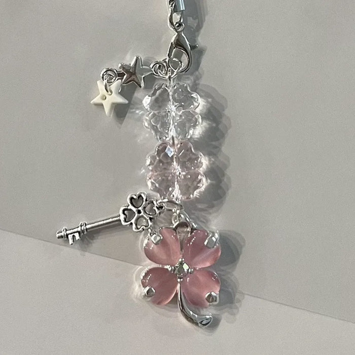 Wholesale Four-leaf Clover Pendant Card Book Star Mobile Phone Accessories School Bag