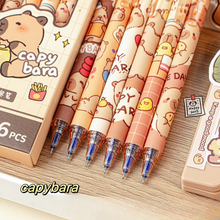 Wholesale Erasable Gel Pen 0. 5mm Blue Kapibala Design for Resale Office School Writing MOQ≥10