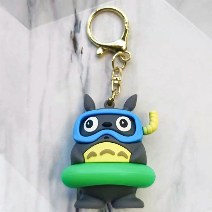 Wholesale Cartoon Doll Silicone Keychain JDC-KC-HongSheng014