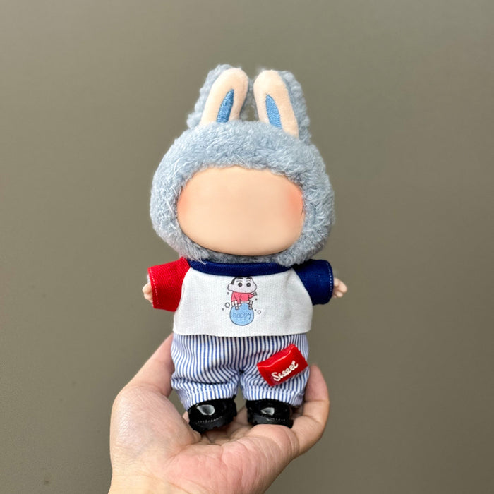 Wholesale Only clothes are suitable for 17cm blind box pendant plush doll clothes