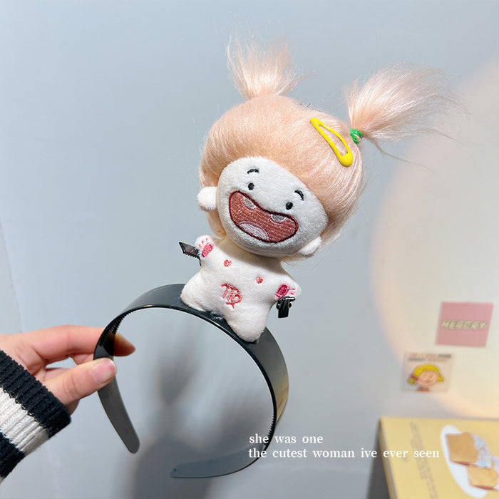 Wholesale Cartoon Plush Doll Headband JDC-HD-Hengz003