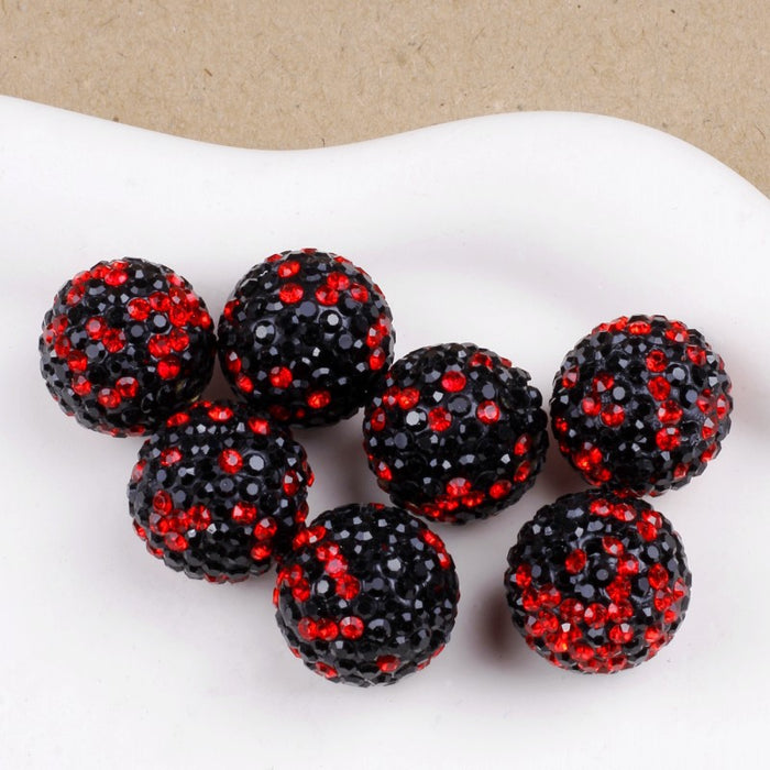 Wholesale Polymer Clay Diamond Ball Beads JDC-BDS-JinWD002