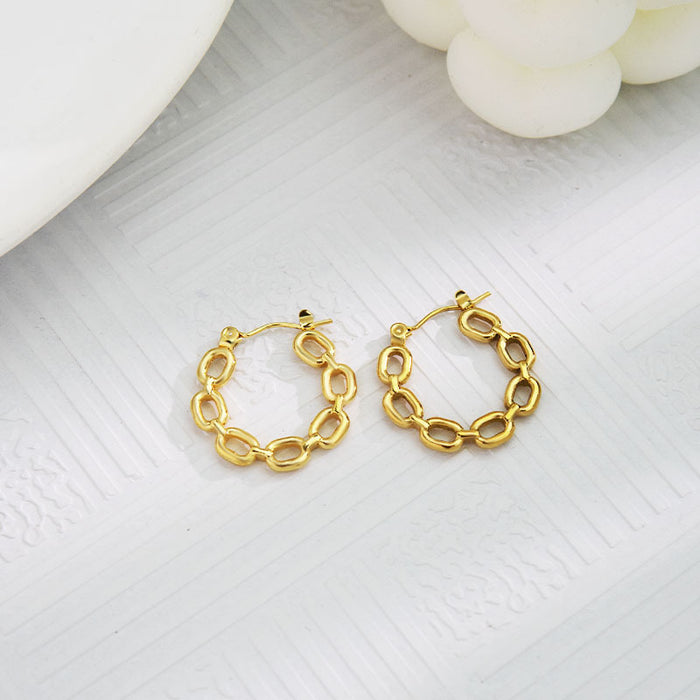 Wholesale Stainless Steel Geometric Earrings Earrings