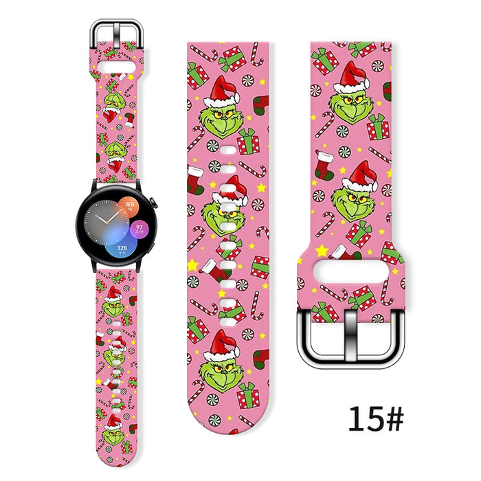 Wholesale Printed Tpu Watch Strap Wrist Strap JDC-WD-NuoQi063