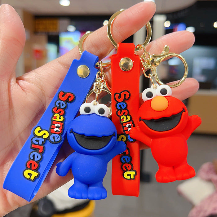 Wholesale Cute Cartoon Crane Machine Doll Keychain JDC-KC-OShi039