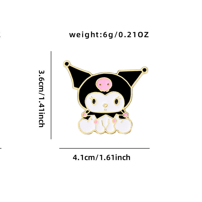 Wholesale Cute cartoon metal badge backpack pendant gift jewelry accessories