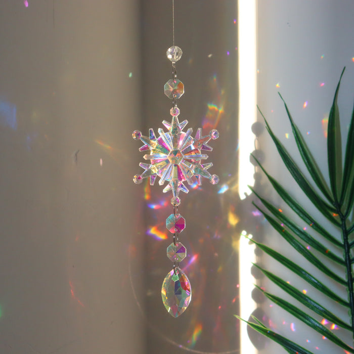 Wholesale Crystal Sun Catcher Pendant Glass Rainbow Hanging Ornament for Home Decor
