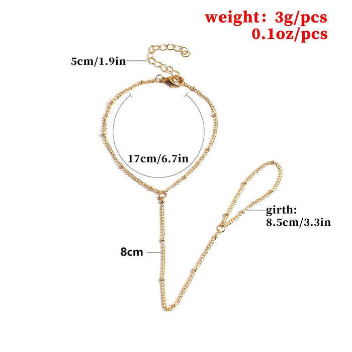 Wholesale jewelry fashion simple design exquisite  finger chain