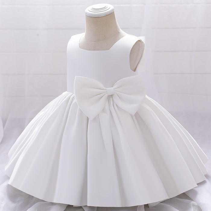 Wholesale Children's Princess Dress Baby One-year-old Dress Girl Bow Birthday Party Host Performance Costume JDC-CTS-ASQ001