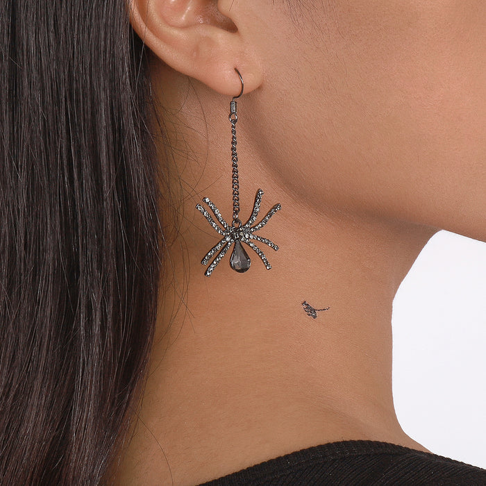 Wholesale Alloy Wansheng New Exaggerated Spider Earrings JDC-ES-QianDi002