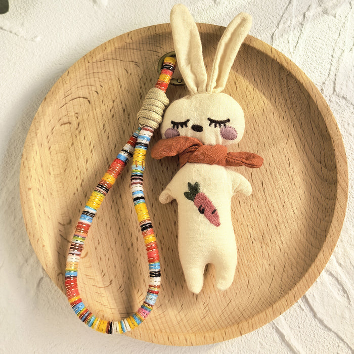 Wholesale Handmade Cartoon Animal Fabric Keychain Bag Charm - Cute Little Bear Pig Duck MOQ≥2