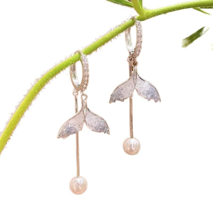 Wholesale Fishtail Beads Tassel Ear Buckle