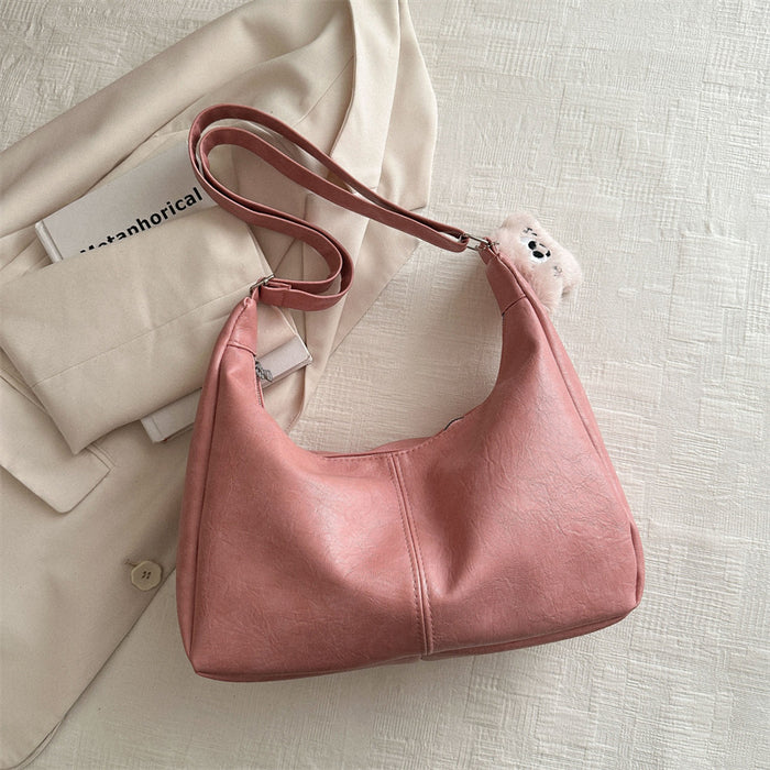 Wholesale Personalized retro tote bag for commuting, fashionable crossbody, simple shoulder bag