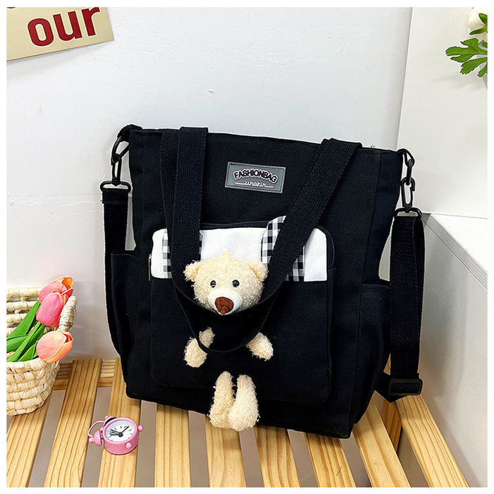 Wholesale Fashionable Simple Canvas Shoulder Bag