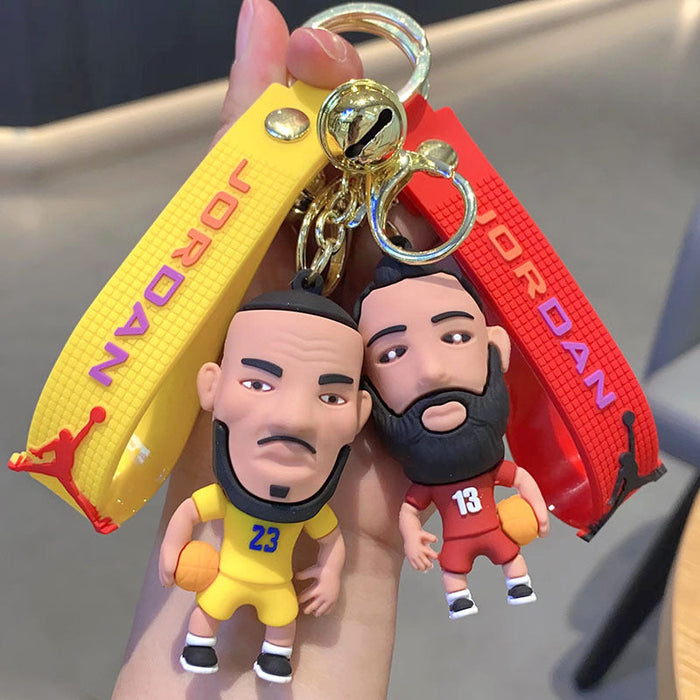 Wholesale Basketball James Irving Curry Exquisite Doll Keychain JDC-KC-XiongQ001