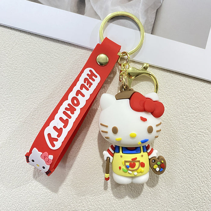 Wholesale Cartoon Cute Keychain Kt Cat Pendant Doll Machine Doll Accessories Doll