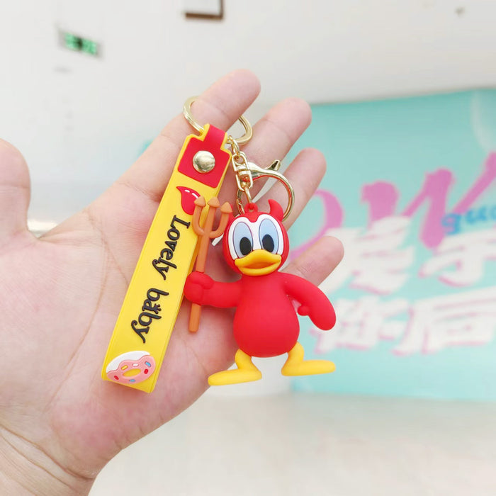 Wholesale Cartoon Doll Keychain Pendant Cute Couple Bag Pendant Keychain JDC-KC-HuJian007