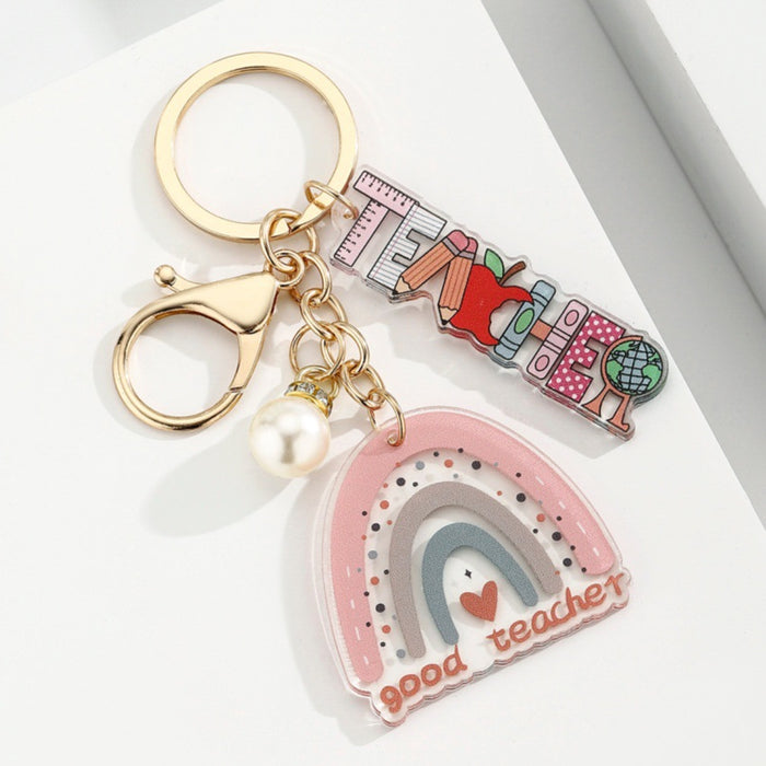 Wholesale Acrylic Heart-Shaped Pen Holder &  Pencil Keychain