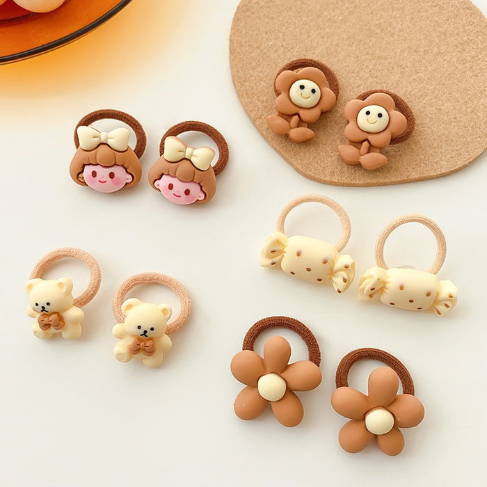 Wholesale Children's Cute Cartoon Thumb Hair Circles JDC-HS-linx002