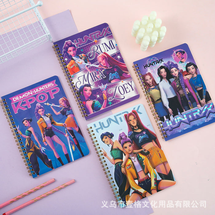 Wholesale KPOP Spiral-Bound Student Notebook