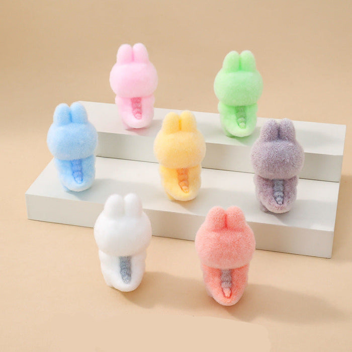 Wholesale 10pcs Flocked Standing Dinosaur Plush Doll Ornament