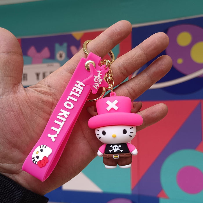 Wholesale Cartoon Silicone Doll Keychain JDC-KC-KuangK032