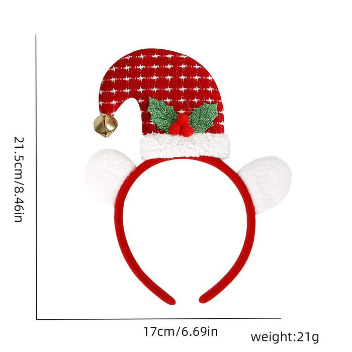 Wholesale Christmas Hair Band Headwear Children Adult Party Decoration Christmas Hat Christmas Tree Headband Hair Accessories
