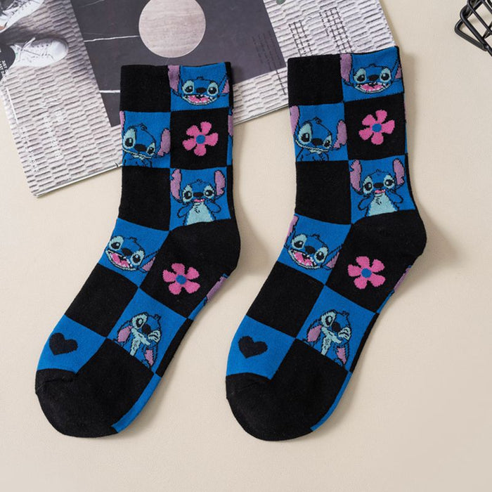 Wholesale Cotton Cartoon Middle Tube Socks JDC-SK-Lanh001