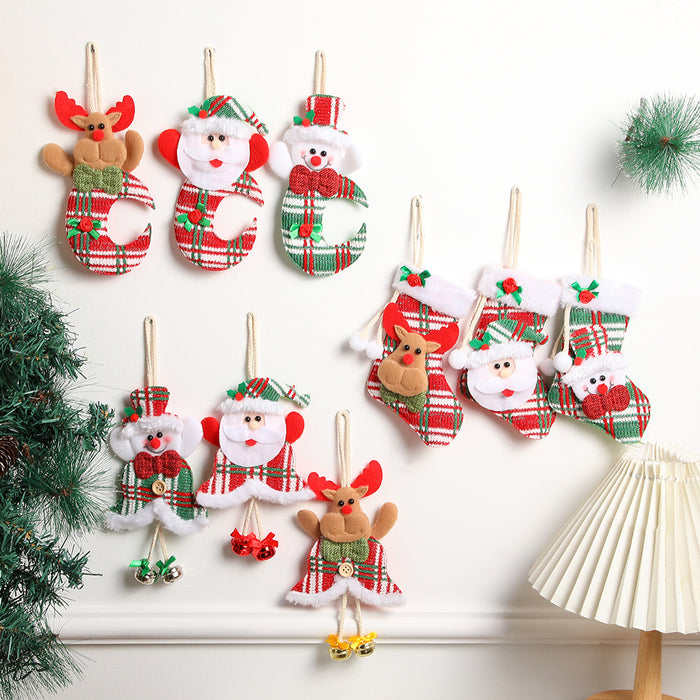 Wholesale Christmas decoration pendant  door hanging ornament Christmas holiday decoration pendant hanging ornament