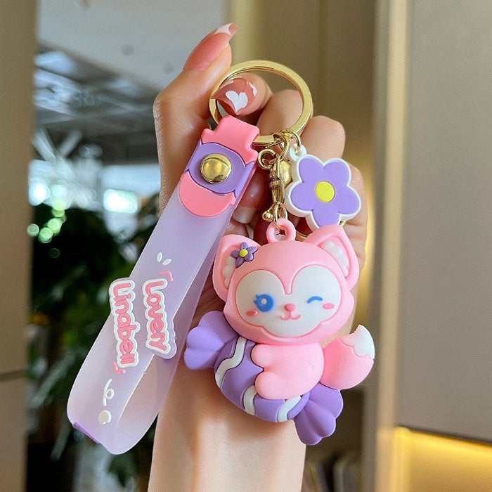 Wholesale Creative Cartoon Resin Doll Keychain JDC-KC-XingLao011