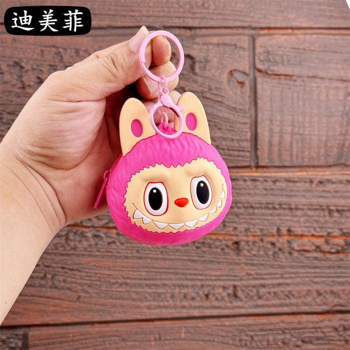 Wholesale Coin Purse Keychain Cartoon Doll Keychain Couple Student Bag  Pendant